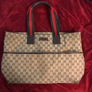 Gucci diaper bag